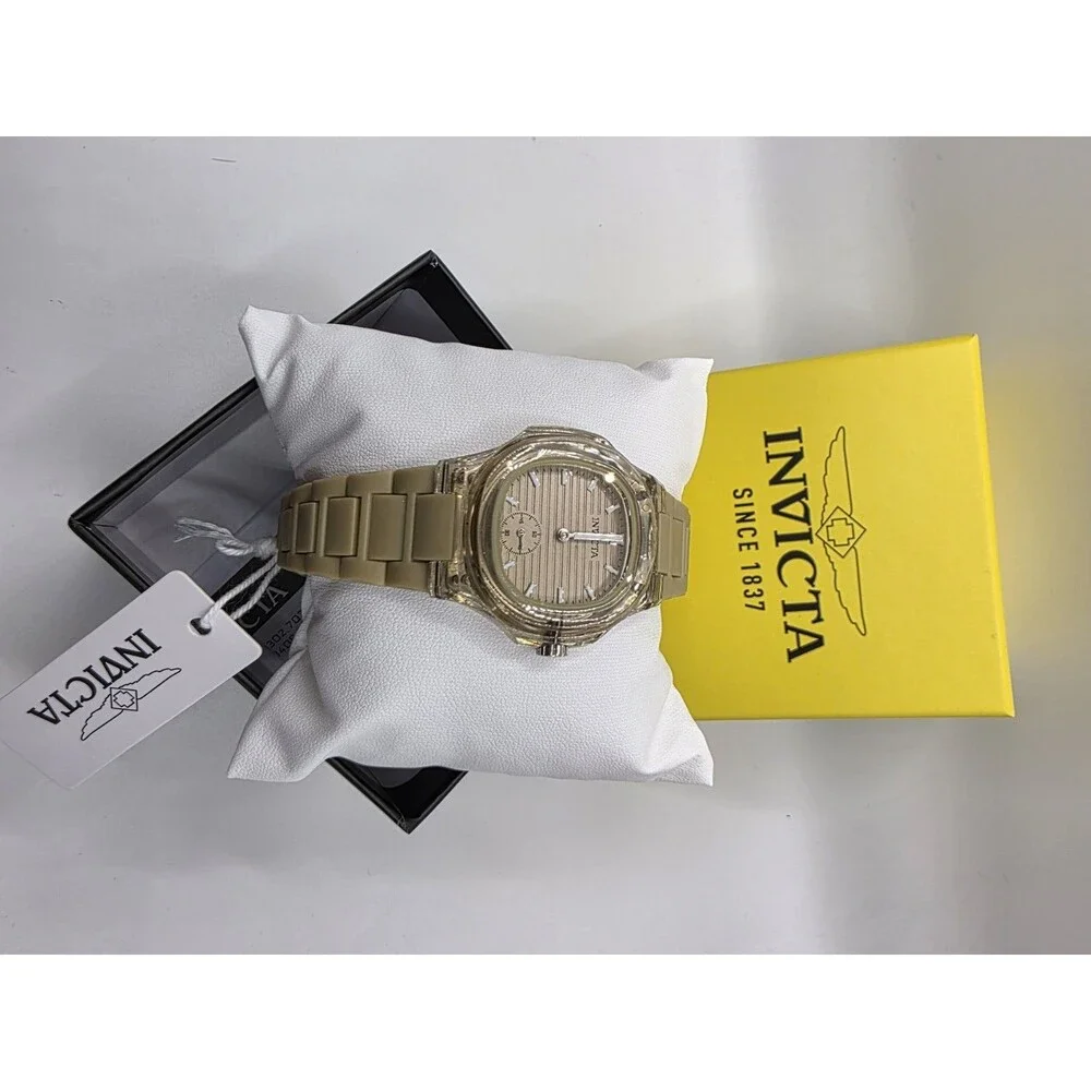 Invicta Celestial Linura Women's Watch, 34.8mm, Khaki, 70402 NIB